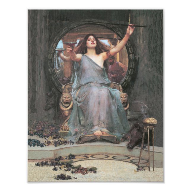 John William Waterhouse "Circle Offering the Cup" Photo Print (Front)