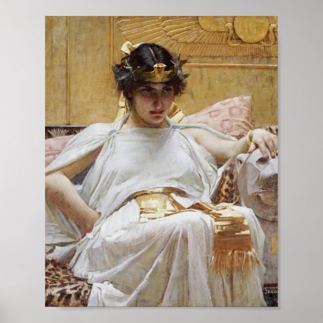 John William Waterhouse - Cleopatra Poster (Front)