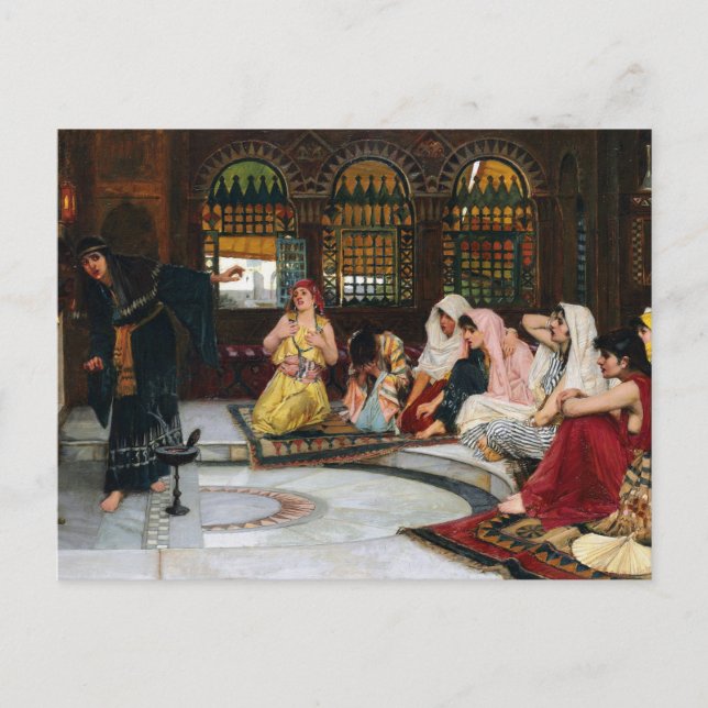 John William Waterhouse Consulting the Oracle  Postcard (Front)