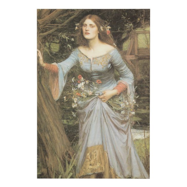 John William Waterhouse Faux Canvas Print (Front)