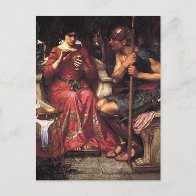 John William Waterhouse- Jason and Medea Postcard (Front)