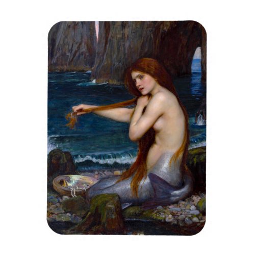 John William Waterhouse Mermaid Art Photo Magnet