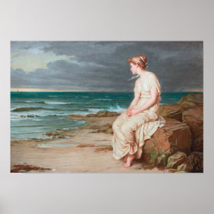 John William Waterhouse - Miranda Poster