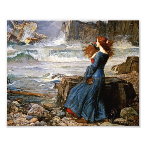 John William Waterhouse _ Miranda _ The Tempest Photo Print