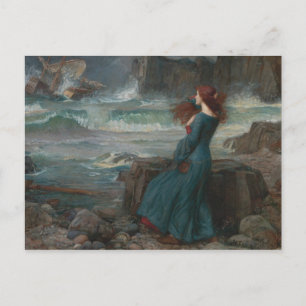 John William Waterhouse - Miranda - The Tempest Postcard