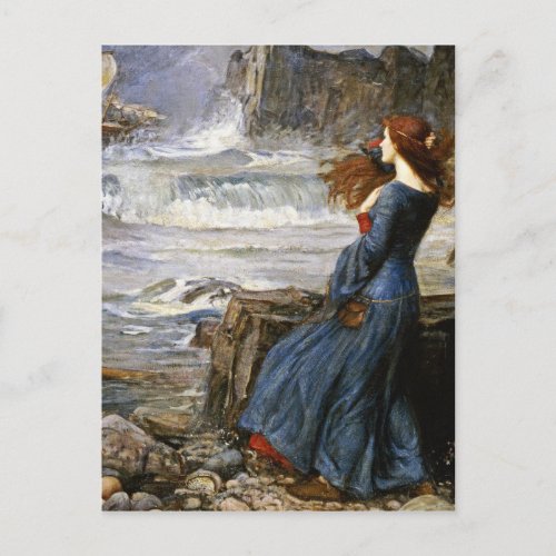 John William Waterhouse _ Miranda _ The Tempest Postcard