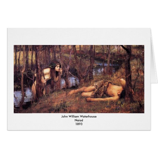 John William Waterhouse - Naiad Cards (Front Horizontal)