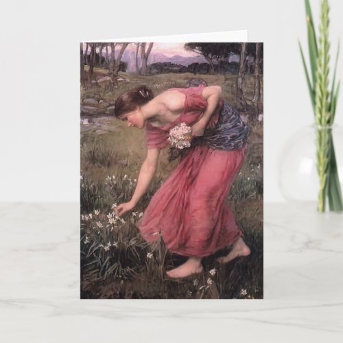 John William Waterhouse_Narcissus Card