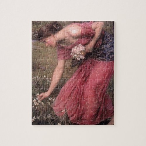 John William Waterhouse _ Narcissus _ Fine Art Jigsaw Puzzle