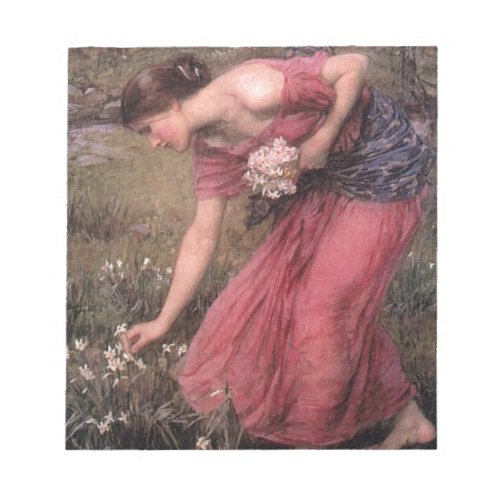 John William Waterhouse _ Narcissus _ Fine Art Notepad