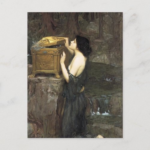 John William Waterhouse_ Pandora Postcard