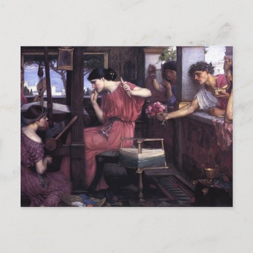 John William Waterhouse_ Penelope and the Suitors Postcard