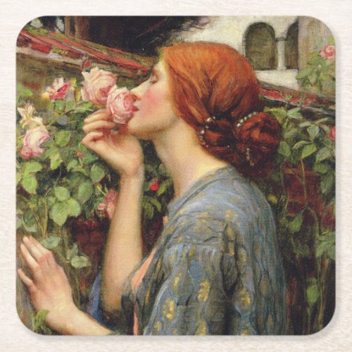 John William Waterhouse Square Paper Coaster