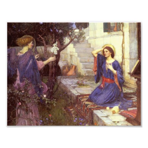 John William Waterhouse _ The Annunciation Photo Print
