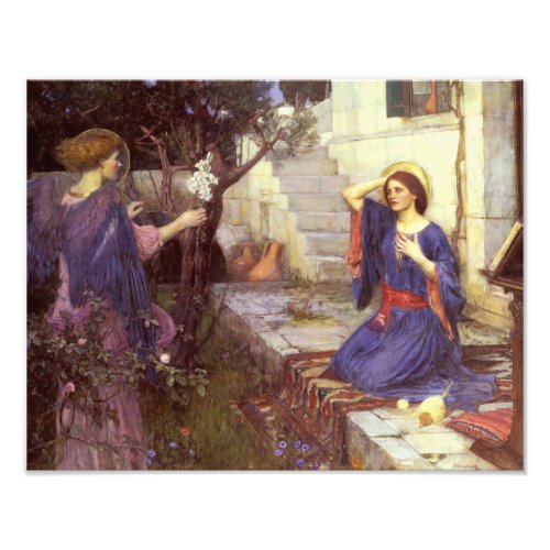 John William Waterhouse _ The Annunciation Photo Print