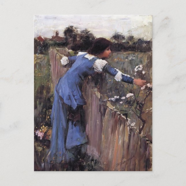 John William Waterhouse- The Flower Picker Postcard (Front)
