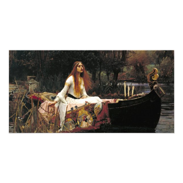 John William Waterhouse The Lady Of Shalott Card (Front)