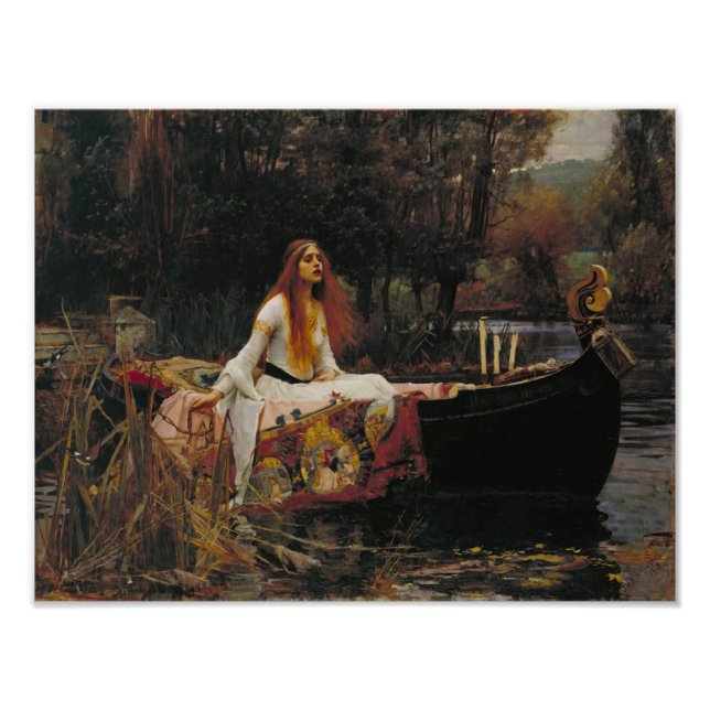 John William Waterhouse - The Lady of Shalott Photo Print (Front)