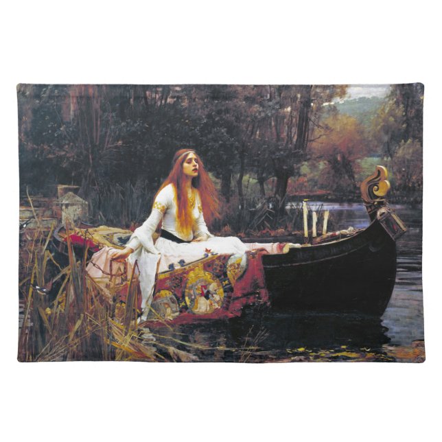 John William Waterhouse The Lady Of Shalott Placemat (Front)