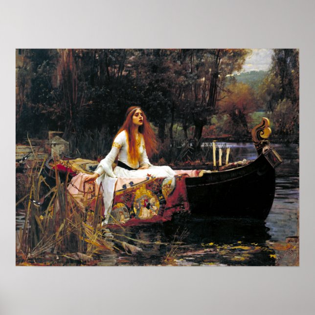 John William Waterhouse The Lady of Shalott Poster (Front)