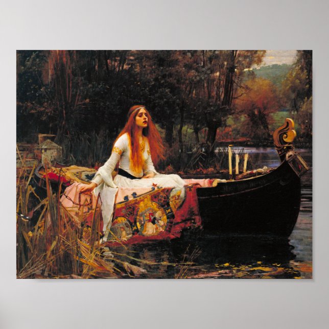 John William Waterhouse - The Lady Of Shalott Poster (Front)