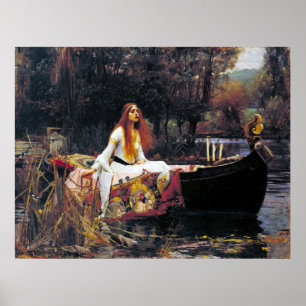 John William Waterhouse The Lady Of Shalott Poster