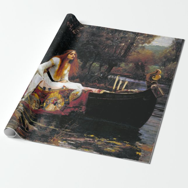 John William Waterhouse The Lady of Shalott Wrapping Paper (Unrolled)