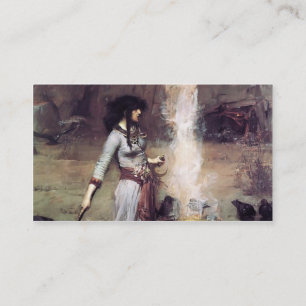 John William Waterhouse- The Magic Circle Business Card