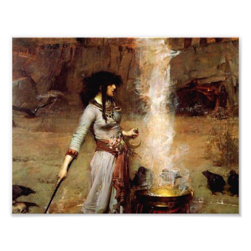 John William Waterhouse The Magic Circle Photo Print