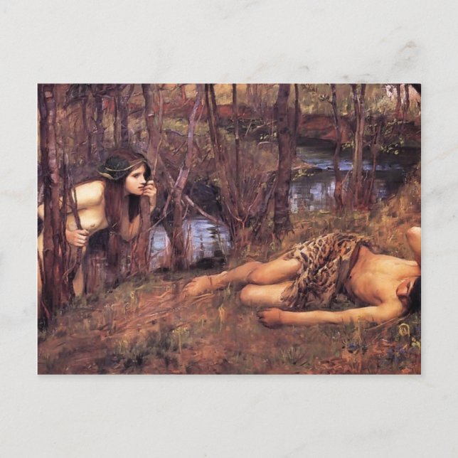 John William Waterhouse- The Naiad Postcard (Front)