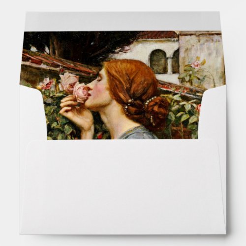 John William Waterhouse _ The Soul Of The Rose Envelope
