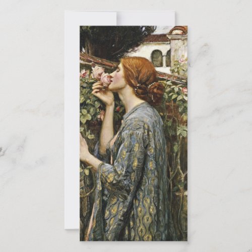 John William Waterhouse _ The Soul Of The Rose Holiday Card