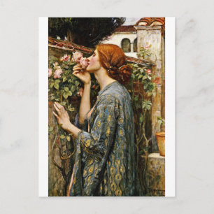 John William Waterhouse - The Soul Of The Rose Postcard