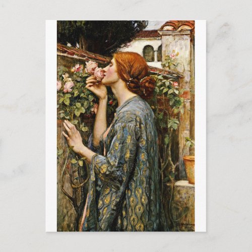 John William Waterhouse _ The Soul Of The Rose Postcard