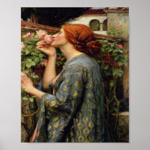 John William Waterhouse - The Soul Of The Rose Poster