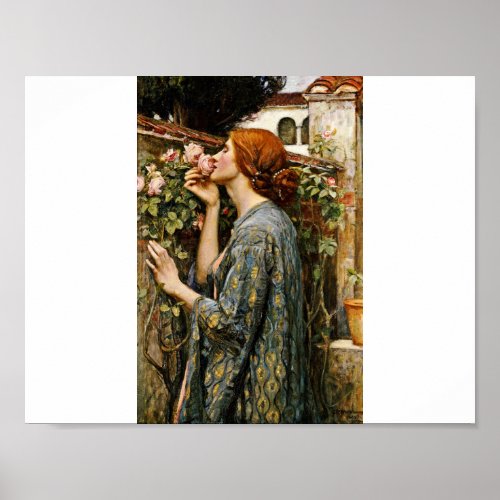 John William Waterhouse _ The Soul Of The Rose Poster