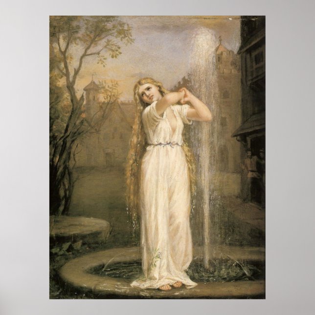 John William Waterhouse Undine Poster (Front)
