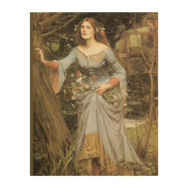 John William Waterhouse Wood Wall Art (Front)