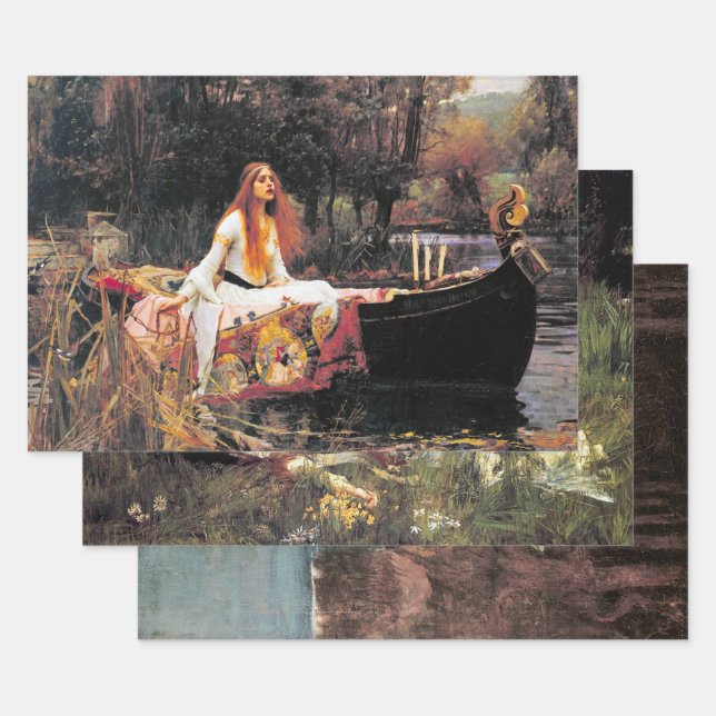 John Williams Waterhouse Pre Raphaelite Wrapping Paper Sheets (Set)