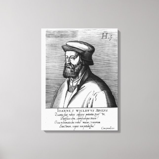 John Wycliffe Canvas Print (Front)
