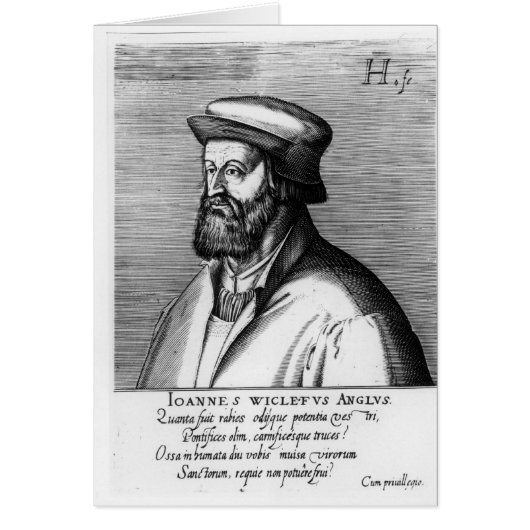 John Wycliffe Cards (Front)