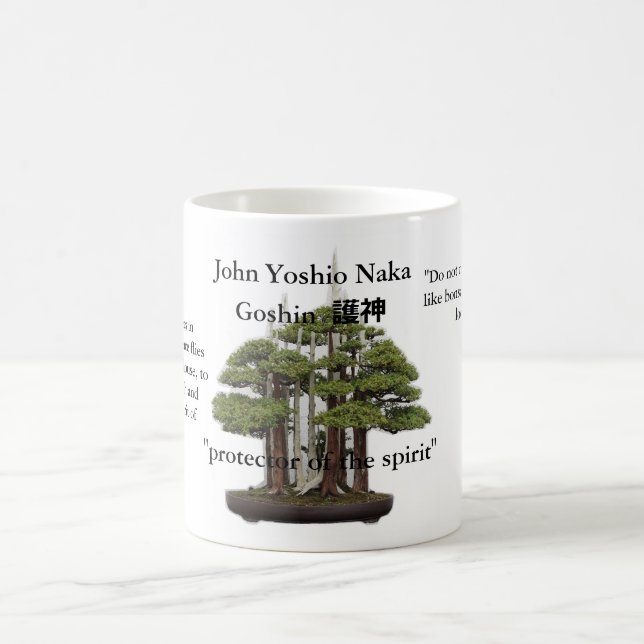 John Yoshio Naka Bonsai Coffee Mug (Center)