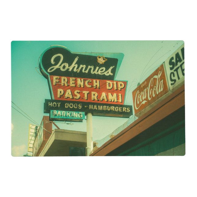 Johnnie's Pastrami Placemat (Front)