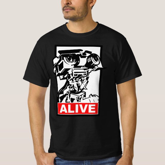 Johnny 5, short circuit, johnny five is alive T-Shirt (Front)
