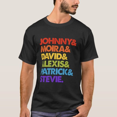 Johnny And Moira And David And Alexis T_Shirt