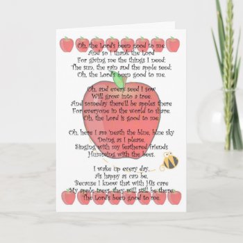 Johnny Appleseed Day September 26 Holiday Card by Everydays_A_Holiday at Zazzle