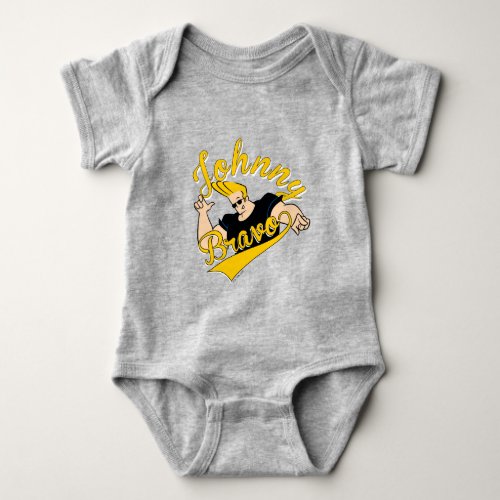 Johnny Bravo Athletic Graphic Baby Bodysuit