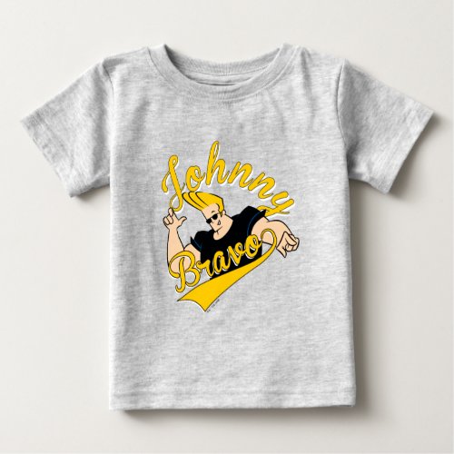 Johnny Bravo Athletic Graphic Baby T_Shirt
