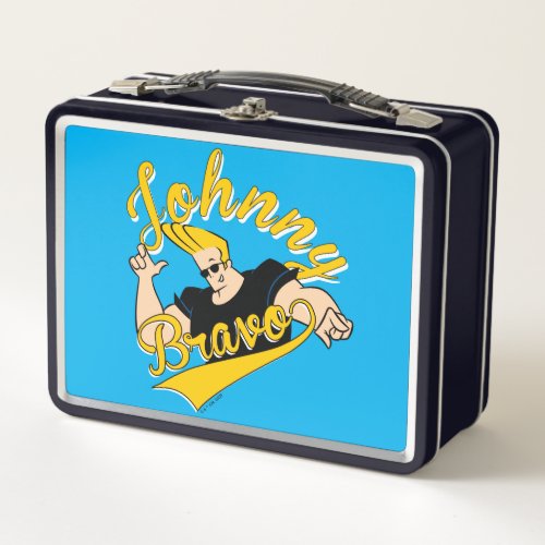 Johnny Bravo Athletic Graphic Metal Lunch Box