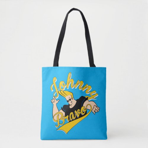 Johnny Bravo Athletic Graphic Tote Bag